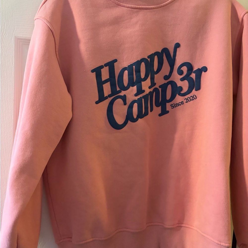 Happy Camp3r Pink Sweatshirt
